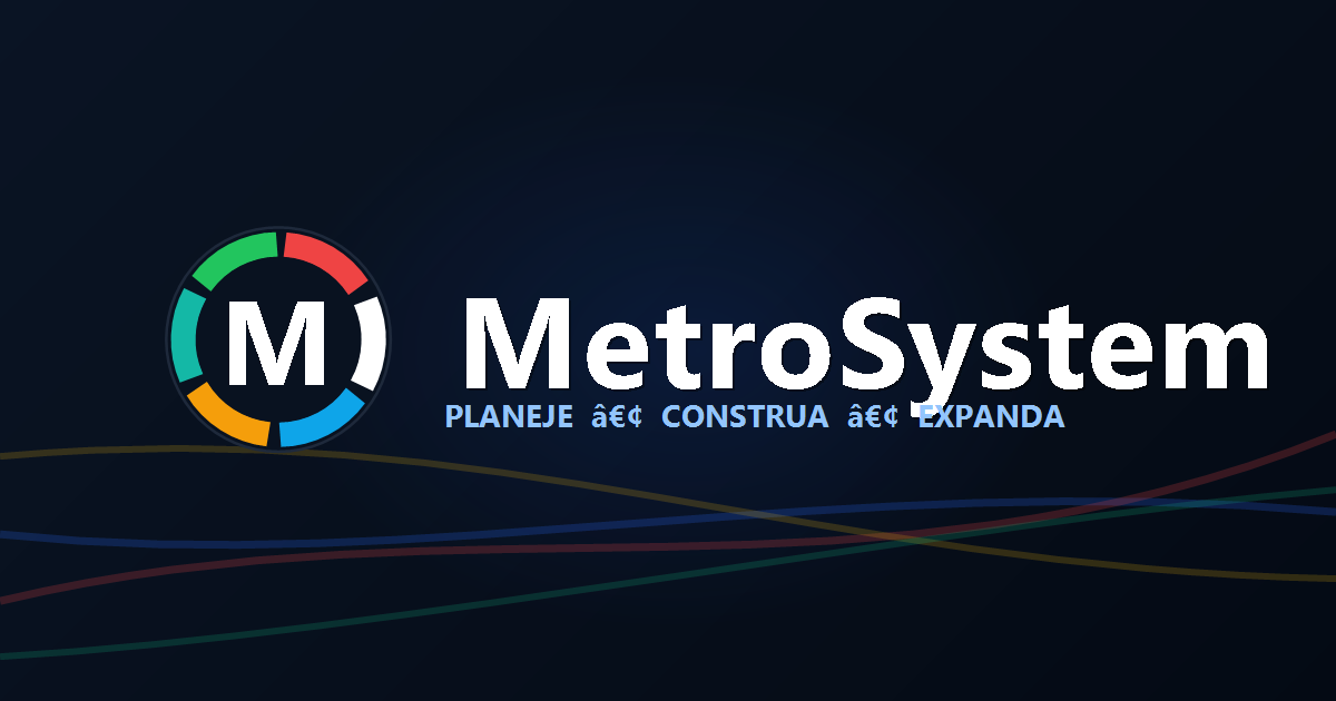 MetroSystem — Simulador de Redes Metroviárias & Transit Network Editor